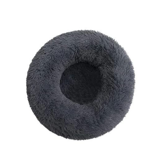 YJHLY Hundebett, bequemes Donut-Kuschelbett, rund, ultraweich, waschbar, Hunde- und Katzenkissen, Bett, Winter, warm, Sofa, D-4XL, 110 cm von YJHLY