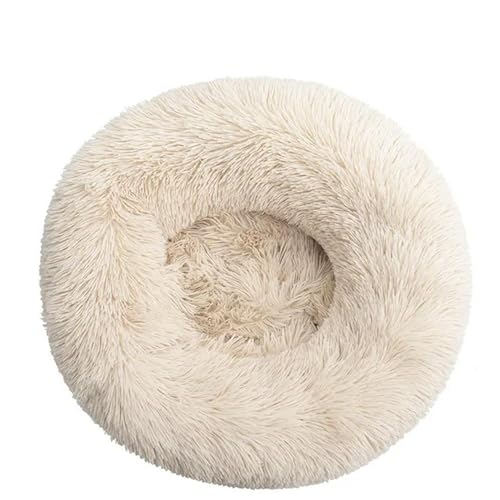 YJHLY Hundebett, bequemes Donut-Kuschelbett, rund, ultraweich, waschbar, Hunde- und Katzenkissen, Bett, Winter, warm, Sofa, E-S, 40 cm von YJHLY