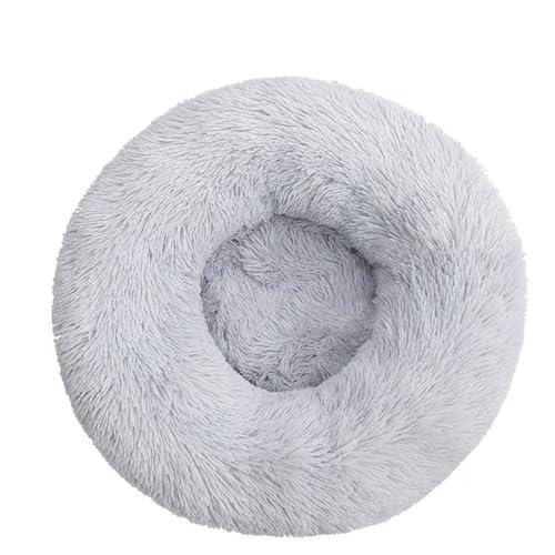 YJHLY Hundebett, bequemes Donut-Kuschelbett, rund, ultraweich, waschbar, Hunde- und Katzenkissen, Bett, Winter, warm, Sofa, G-4XL, 110 cm von YJHLY