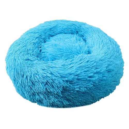 YJHLY Hundebett, bequemes Donut-Kuschelbett, rund, ultraweich, waschbar, Hunde- und Katzenkissen, Bett, Winter, warmes Sofa, K-M, 50 cm von YJHLY