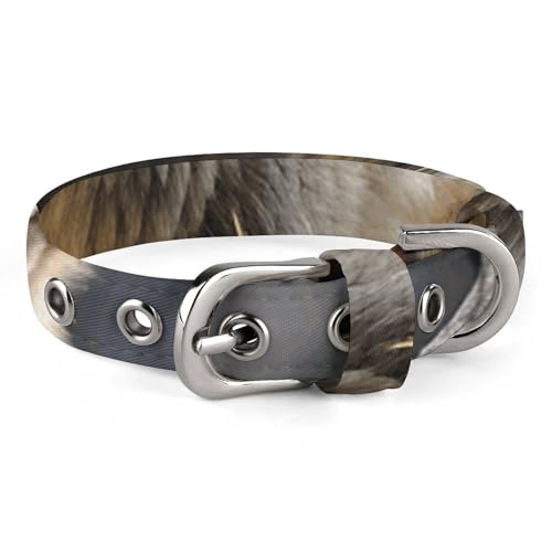 Haustier-Halsband, Wildtier-Wolf-Druck, verstellbares Haustierhalsband, leichtes Haustierhalsband, Ganzjahres-Haustierhalsband, weiches Haustierhalsband, niedliches Haustierhalsband von YJWANDL