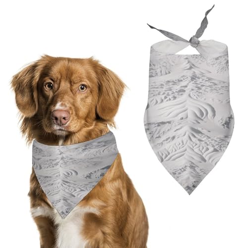 Weiches und atmungsaktives Haustier-Bandana für Hunde und Katzen, leichter Polyester-Schal, perfekt für den täglichen Stil oder besondere Anlässe von YJWANDL