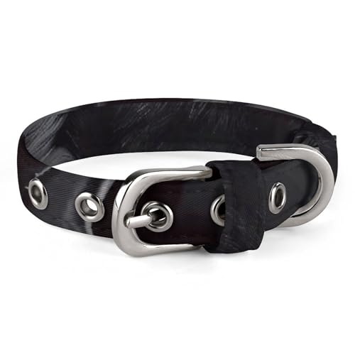 Haustier-Halsband, Tier-Panther-Druck, stilvolles Haustierzubehör, modisches Haustierhalsband, verstellbares Haustierhalsband, leichtes Haustierhalsband von YJWANDO