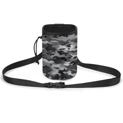 Leichtes Trainingspaket für Haustiere, schwarz, weiß, grau, Camouflage-Druck, vielseitige Haustier-Trainingstasche, stilvolles Haustierzubehör, ideal für Spaziergänge mit dem Hund von YKUDBN