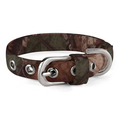 YKUDBN Niedliches Haustier-Halsband, Outfitter Tuff Camo Print, verstellbares Hundehalsband, abreißbar, geeignet für kleine und mittelgroße Hunde von YKUDBN