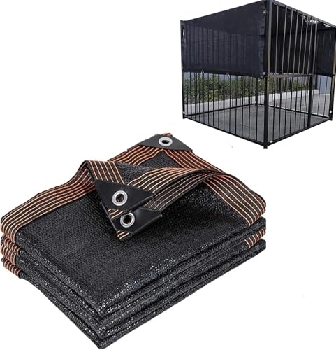 Abdeckung für Hundehütten, 95 % Sonnenschutz, Netzgewebe mit Ösen für Outdoor-Hundehütte, große Haustierkäfige, Hühnerstall, 1,5 x 2 m von YLBFJXK