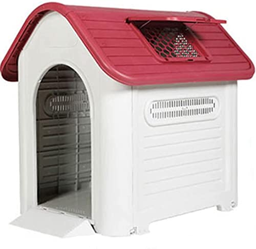 YLCH Pet House Hundehütte für den Außenbereich, wasserdichter Retrieverkäfig, geräumige und bequeme Hundevilla, einfache Installation (Größe: L) von YLCH