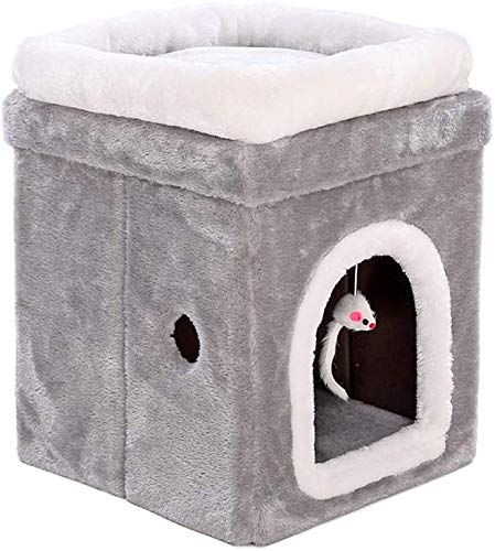 YLCJ Four Seasons Universal Pet Warm Basket, geschlossenes Haustiernest, herausnehmbarer und waschbarer Schlafsack für Haustiere von YLCJ