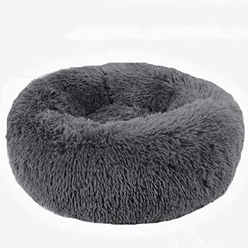 YLCJ Hundebett Pet Roost Katzenbett Soft Puppy Bett Warm Donut Dog Sleeping Place Waschbares Haustierbett, A, Durchmesser: 40 von YLCJ