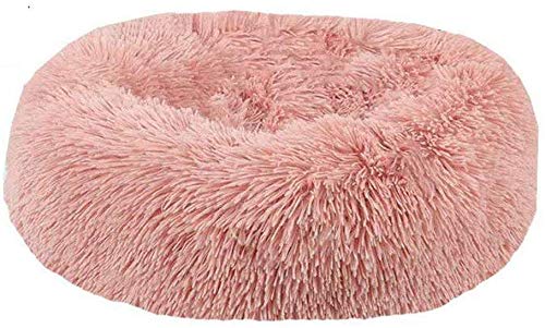 YLCJ Hundebett Pet Roost Katzenbett Soft Puppy Bett Warm Donut Dog Sleeping Place Waschbares Haustierbett, G, Durchmesser: 40 von YLCJ