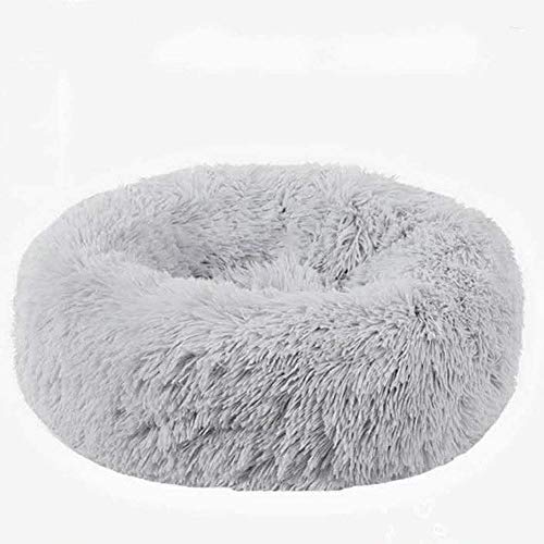 YLCJ Hundebett Pet Roost Katzenbett Soft Puppy Bett Warm Donut Dog Sleeping Place Waschbares Haustierbett, S, Durchmesser: 40 von YLCJ