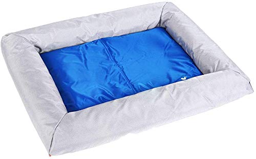 YLCJ Hundehütte Sommer Großer Hund Tierhaltung Golden Retriever Husky Samoye Methode Puppe Four Seasons Dog Mat, Blue-118 * 103 * 15cm von YLCJ