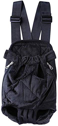 YLCJ Hundeträger Rucksack, Hände frei einstellbar Haustier Hunderucksack Träger für Walking Wandern Fahrrad und Motorrad, E, M von YLCJ