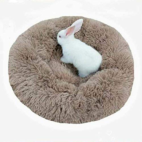 YLCJ Katzenbett Lovely Pet Bed, Donut-Stil Plüsch Soft Rounds Katze Schlafsofa/kleines Hundebett/Haustierbett/Betten für Katzen, D, Durchmesser: 40 von YLCJ