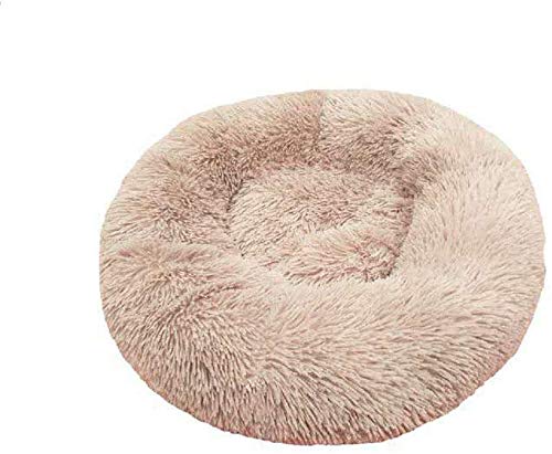 YLCJ Katzenbett Lovely Pet Bed, Donut-Stil Plüsch Weiche Runden Katze Schlafsofa/Small Dog Bed/Haustierbett/Betten für Katzen, B, Durchmesser: 40 von YLCJ