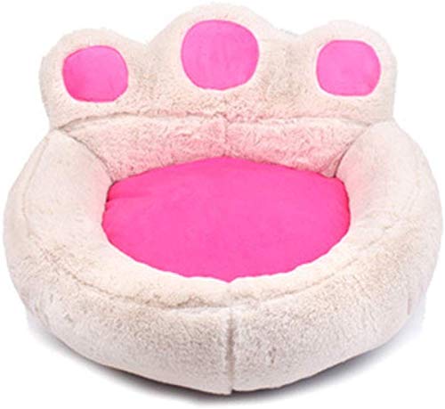 YLCJ Zwinger Katzenstreu Pet Nest Geschenkmatte Four Seasons Universal Small Pet Pad Plüsch Atmungsaktiv Weich und bequem Vier Jahreszeiten erhältlich (Farbe: Weiß, Größe: M) von YLCJ