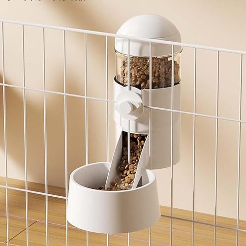 Automatische Futterspender für Hunde und Katzen, zum Aufhängen, automatisches Schwerkraft-Haustier-Futter-Wasser-Set, Käfig, Haustier-Futternäpfe, Spender für Katzen, Hunde, Welpen, Kaninchen, von YLYGJGL