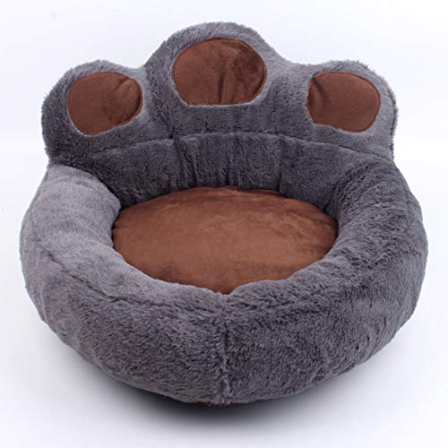 YMBKFan Beruhigende Anti-Angst Hundebett Gewaschen Samt Katzenbett,Kleiner Hund Hundesofa Verdickt Katzensofa Waschbar Super Soft Tierbett-Eine 52 * 56cm(20 * 22inch) von YMBKFan