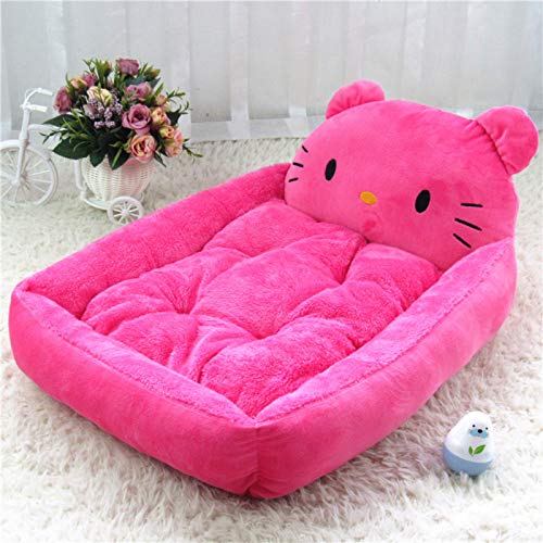 YMBKFan Easy CLEAN Haustierbett,Snooze Sleeping Tierbett Für Small Mittel Hund Katze Rechteck Nest Welpen Schlafsack Kissen Slip-resistent Hundebett Katzenbett-E1 0 * 60 * 15cm(28 * 24 * 6inch) von YMBKFan