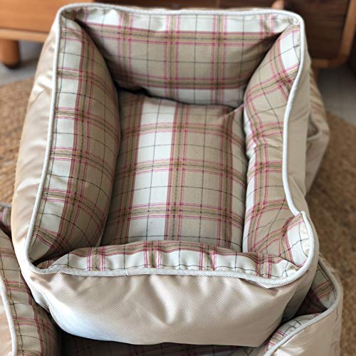 YMBKFan Maschinenwaschbar Nicht-Slip Anti-Angst Easy Clean Katzenbett Haustierprodukte,Warm Hundebett Super Soft Schlafen Tierbett Hundesofa-Und 65 * 50cm(26 * 20inch) von YMBKFan