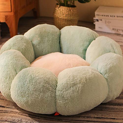 YMBKFan Runde Warm Hundebett Katzenbett Donut Kissen Hundebett,Beruhigende Katzenbett Flauschige Comfysuper Soft Hundesofa Nicht-Slip Maschinenwaschbar Tierbett-B 55cm(22inch) von YMBKFan