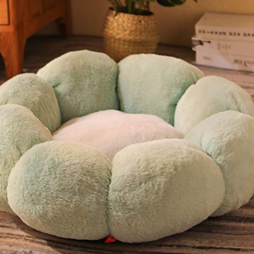 YMBKFan Runde Warm Hundebett Katzenbett Donut Kissen Hundebett,Beruhigende Katzenbett Flauschige Comfysuper Soft Hundesofa Nicht-Slip Maschinenwaschbar Tierbett-D 55cm(22inch) von YMBKFan