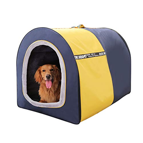 YMBKFan Vier Jahreszeiten Universal Hund Hundesofa Eingeschlossen Indoor Haus Haustiersofa Outdoor Haustierbedarf Snooze Sleeping Hundekäfig Zelt Hundesofa-G 103 * 77 * 78cm von YMBKFan