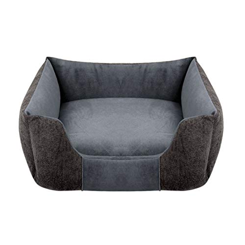 YMBKFan Winter Warm Hundebett,Abnehmbare Waschbar Tierbett Für Hunde Katzen Nonslip Bottom Maschinenwaschbar Weich Katzenbett Haustierprodukte-B 90 * 66cm(35 * 26inch) von YMBKFan