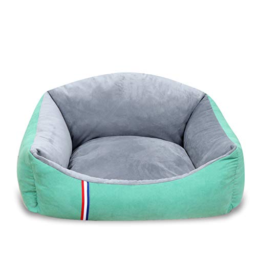 YMBKFan Winter Warm Katzenbett Hundesofa Hundebett Flauschige Bequem Hundesofa Nicht-Slip Maschinenwaschbar Tierbett Haustierprodukte,Erwärmung Deep Sleep Hundebett-B 120 * 90cm(47 * 35inch) von YMBKFan