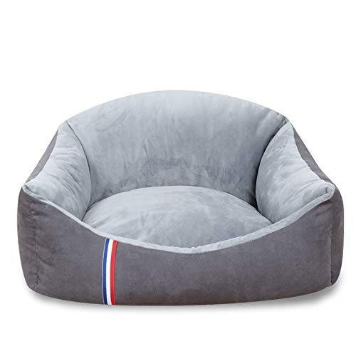 YMBKFan Winter Warm Katzenbett Hundesofa Hundebett Flauschige Bequem Hundesofa Nicht-Slip Maschinenwaschbar Tierbett Haustierprodukte,Erwärmung Deep Sleep Hundebett-Eine 60 * 50cm(24 * 20inch) von YMBKFan