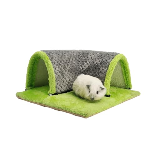 NagetierZusammenklappbar Meerschweinchen (Cavia Porcellus) Kuscheltunnel Für Kleintiere,34×34cm von YMXWAN