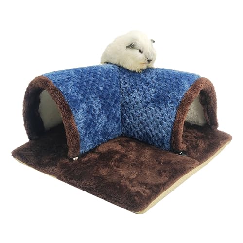 YMXWAN NagetierZusammenklappbar Meerschweinchen (Cavia Porcellus) Kuscheltunnel Für Kleintiere,34×34cm von YMXWAN