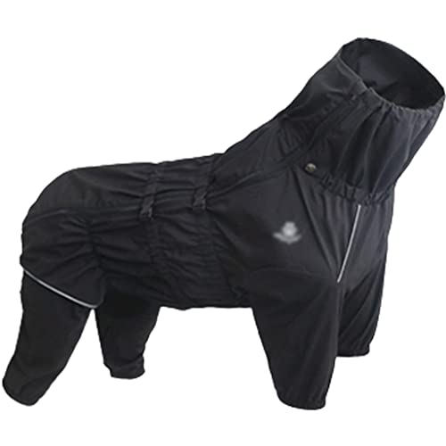 YMXWFC Hundepullover Vierbeiniger Hundepullover wasserdichter Regenmantel, Fleece-Futter-Hundemantel Halten Sie Sich warm im Winter, Hundeweste for kleine mittelgroße Hunde Haut Schützen von YMXWFC