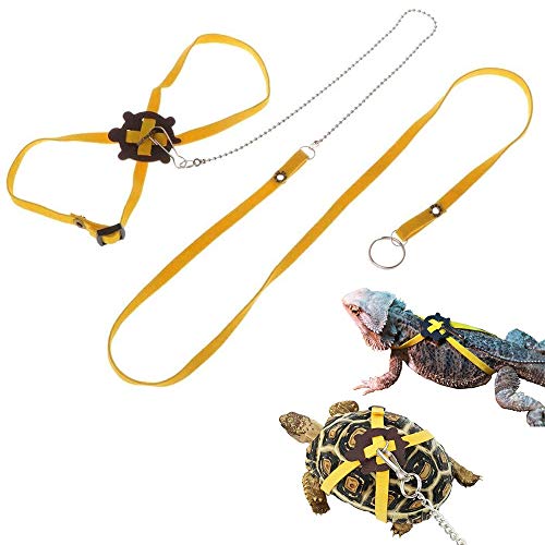 YMZ Hundegeschirr aus Leder für Schildkröten, verstellbar, Größe S von YMZ