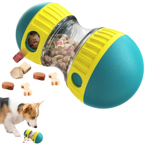 YNNHUDEEP Futterball für Hunde - Rolling Feeder Hundespielzeug,Hundeball für Mittlerer Großer Hund,Interaktives Hundebälle,Haustier-langsamer Feeder,hundespielzeug unzerstörbar von YNNHUDEEP