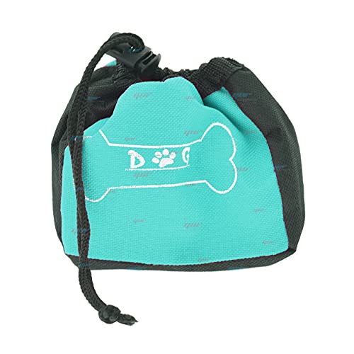 YNR® DG Pet Leckerli-Tasche für Hunde und Welpen, zur Belohnung von Snacks, Aufbewahrungsbox, Spender erhältlich (Meergrün) von YNR