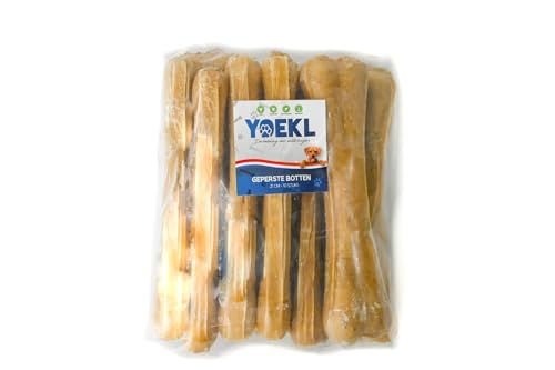 YOEKL Kauknochen Gepresst | Hundensnack | Kausnack | 21cm 10 Stücke von YOEKL