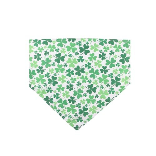 YOGOTEU Haustier-Halsbänder, Haustier-Halstuch für Katzen, Hunde, StPatricks, Party, Requisiten, Haustier-Halstuch, Dreieck-Handtuch, Festival-Dekoration, Halsband, 45 x 68 cm von YOGOTEU