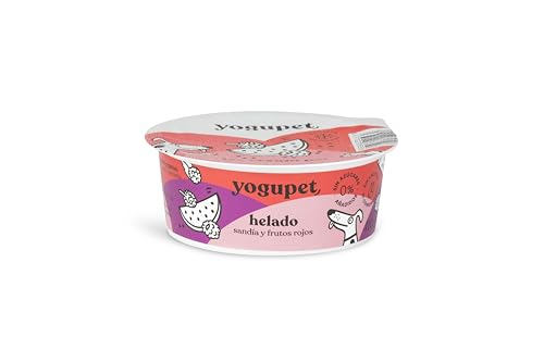 YOGUPET Eiscreme für Hunde/Katze, rote Früchte, 4 x 110 g von YOGUPET