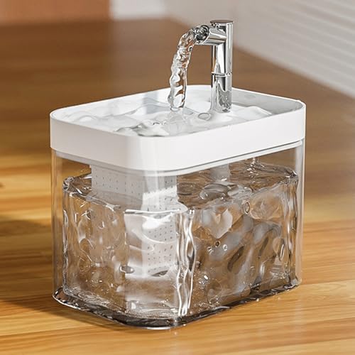 YOHFRFGX Doggocomfy Pet Water Fountain, 2024 New Automatic Circulating Water Fountain for Pets, Cats and Dogs Water Dispenser, Automatic Pet Water Fountain 1000ml Capacity (White) von YOHFRFGX