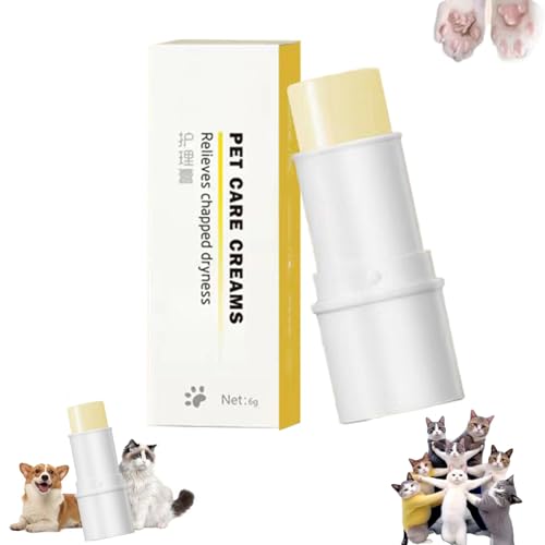 YOHFRFGX Njula Paw Care Stick, Paw Ointment Stick, Njula Paw Care Balm, Pet Care Cream Njula Paw, Moisturizer for Dry Paw Pads, Cuddlesmeow Pet Care Creams for Dry Skin (1pcs) von YOHFRFGX