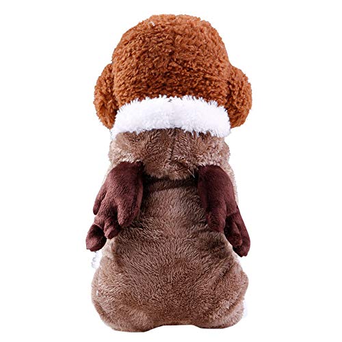 YOUCAI Hunde Kapuzenpullover Haustier Kleidung Hund Kapuzenjacke Warmer Weicher Pullover Welpe Herbst Wintermantel Hundepulli Jumpsuit,Stil 14,L von YOUCAI