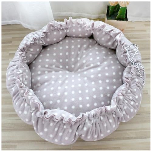 YOUCAI Hundebett Hundekorb Waschbar Hundekörbchen rutschfeste Hundebetten Katzenkorb mit Hohem Rand Weiches Hundesofa für Kleine Hunde Katzen,03,60cm von YOUCAI