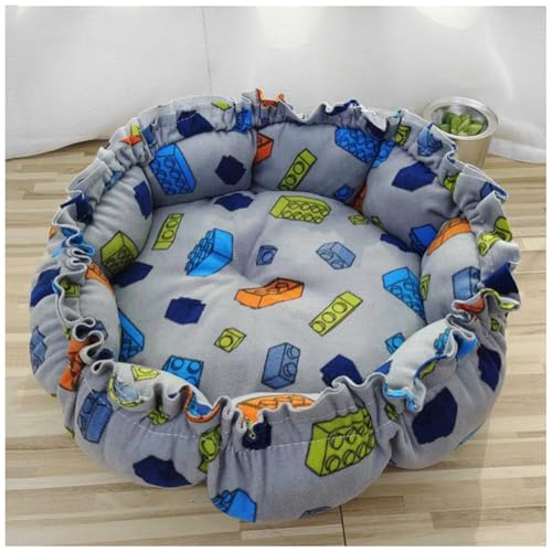 YOUCAI Hundebett Hundekorb Waschbar Hundekörbchen rutschfeste Hundebetten Katzenkorb mit Hohem Rand Weiches Hundesofa für Kleine Hunde Katzen,16,30cm von YOUCAI