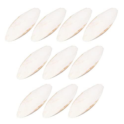 YOUGE 10 10cm Natürlicher Kuschelknochen Papagei Kauspielzeug Kauen Tintenfisch Knochen Vogel Tintenfisch für Balkonkäfig (Beige) von YOUGE