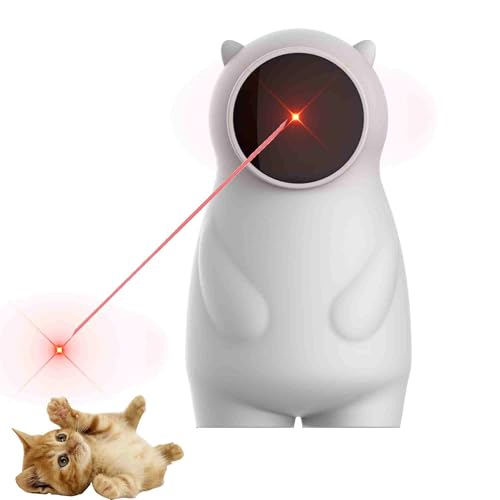 YOUKK Katzenspielzeug, LED-Licht für Katzen, mit echter und wiederaufladbarer Flugbahn, Bewegungsaktivierung, automatisch, interaktives Spielzeug für Indoor-Katzen/Welpen/Hunde von YOUKK