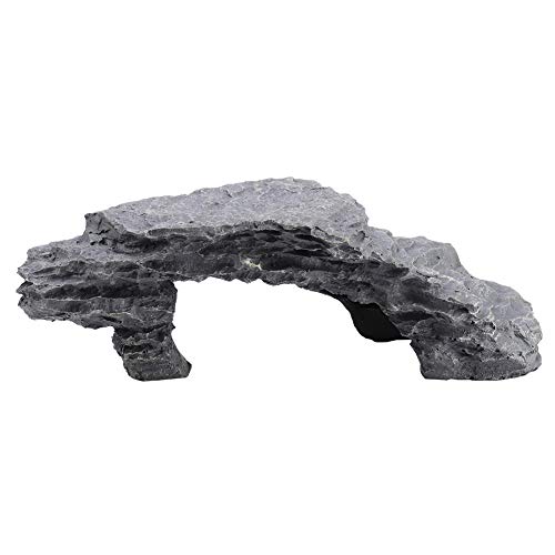 Aquarium Turtle Basking Habitat, Reptilienschildkr?te Kletterplattform Versteckh?hle Basking Cave Fish Hide Habitat zum Klettern und Aalen 19,5 * 9 * 7 cm von YOUTHINK