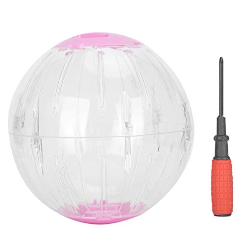 Goldenters Gymnastikball Spielzeug Laufmaschine Transparente Joggingball Ratte Gymnastikbölle Spielen 18,5 cm(Rosa) von YOUTHINK