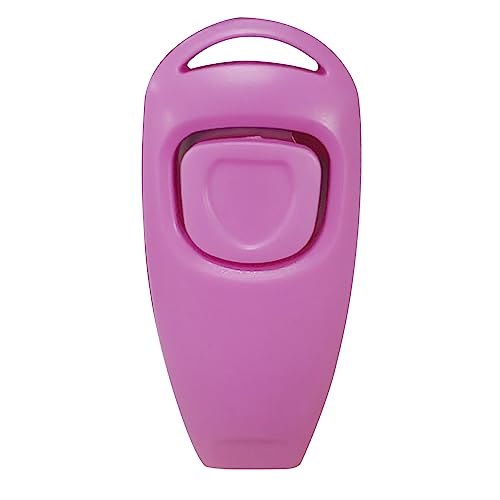 YPBEW Hundetraining Clicker und in konsequenter positiver Verstärkung für Welpen Fix Unerwünschtes Verhalten Haustier Training Clicker und Hunde Clicker Combo, Rosa von YPBEW