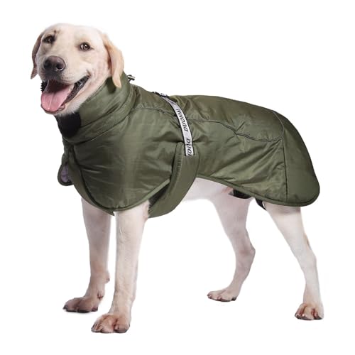 Hundekleidung, Bekleidung Für Kaltes Wetter, Winddichte Winterjacke Für Welpen, Wasserdichter Haustiermantel, Wintermantel Für Hunde, Winddichte, Warme Jacke Für Kaltes Wetter,B,4XL von YPDOPORA